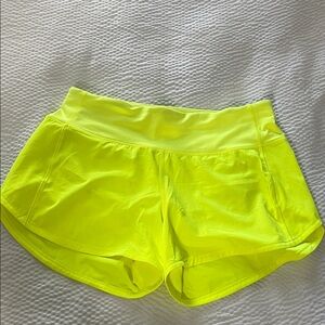 Lululemon Women's speed up in Neon Yellow